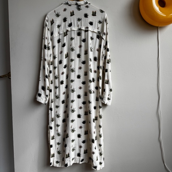 TOPSHOP Cactus Shirt Dress - Size 8 - Picture 8 of 8